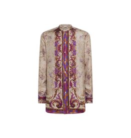 Pierre Louis Mascia Longsleeve Shirt ALOE in Silk