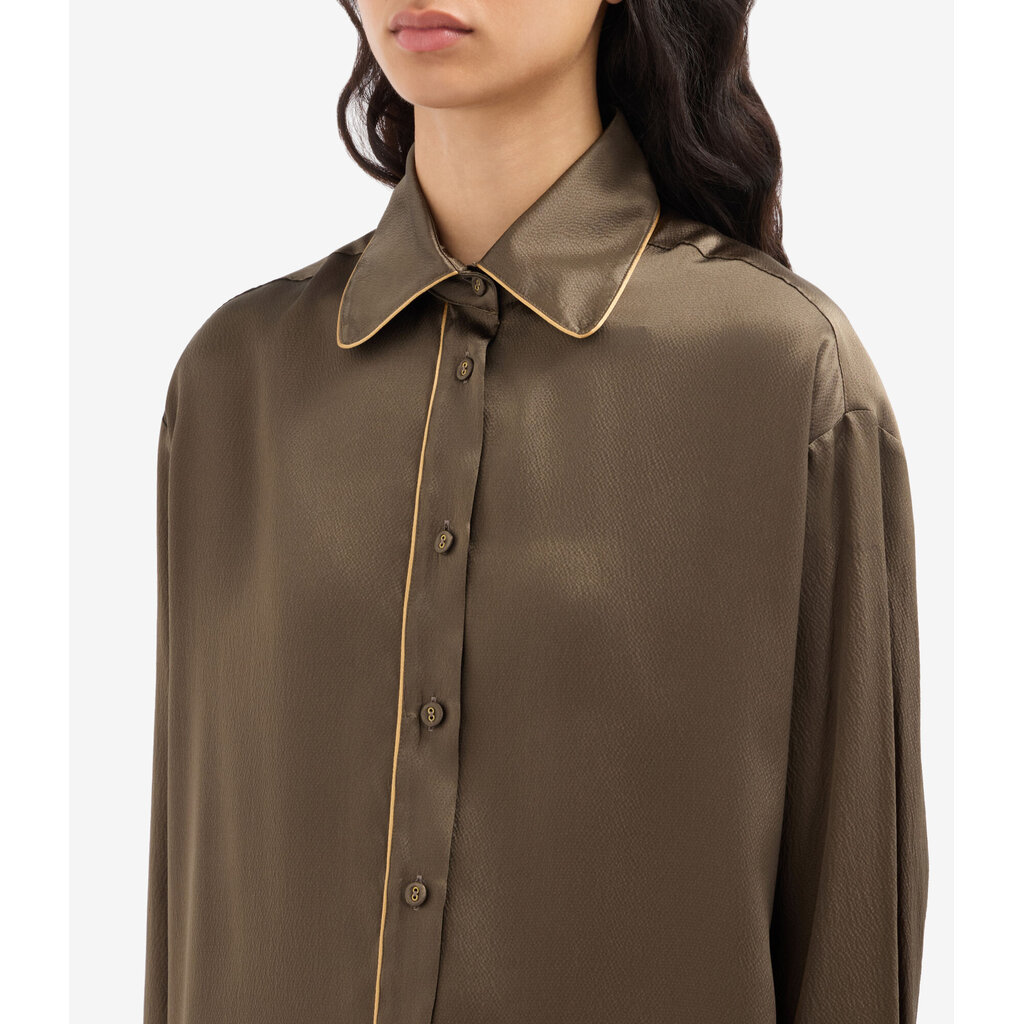 Pierre Louis Mascia Long-sleeve Shirt Silk MUTKA