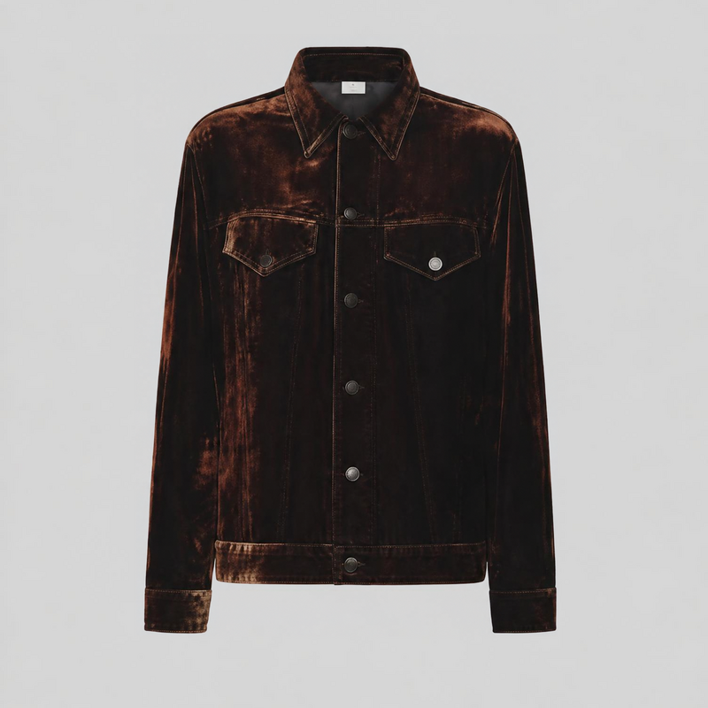 Pierre Louis Mascia Veste en viscose et soie KANDOX