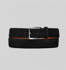 Santoni SANTONI Ceinture bleu foncé en daim