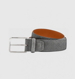 Santoni SANTONI Grijze suède verstelbare riem