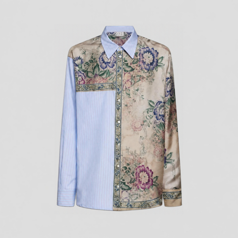 Pierre Louis Mascia Longsleeve Shirt ALOMHI in Cotton/Silk