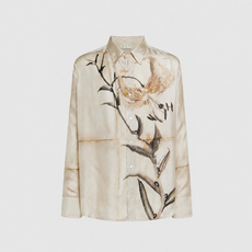 Pierre Louis Mascia ALOE-shirt met lange mouwen van zijde