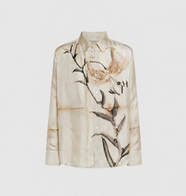 Pierre Louis Mascia Longsleeve Shirt ALOE in Silk