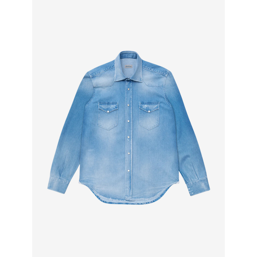 Sartorio SARTORIO denimhemd - lichtblauw