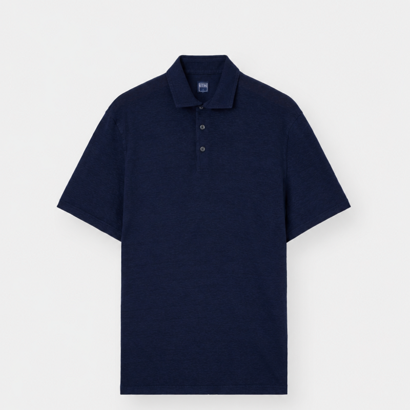 Fedeli Polo à manches courtes FEDELI Linen Flex