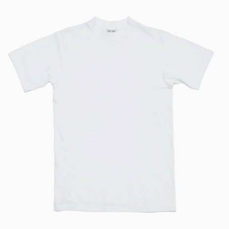 uitdrukking Zielig Koreaans Heren T-shirt met hoge boord katoen| HOM Harro wit 405508 - Mooi Eronder