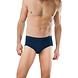 Schiesser Slip met gulp Original Feinripp 5128 - blauw Schiesser Slip met gulp Original Feinripp 5128 - blauw