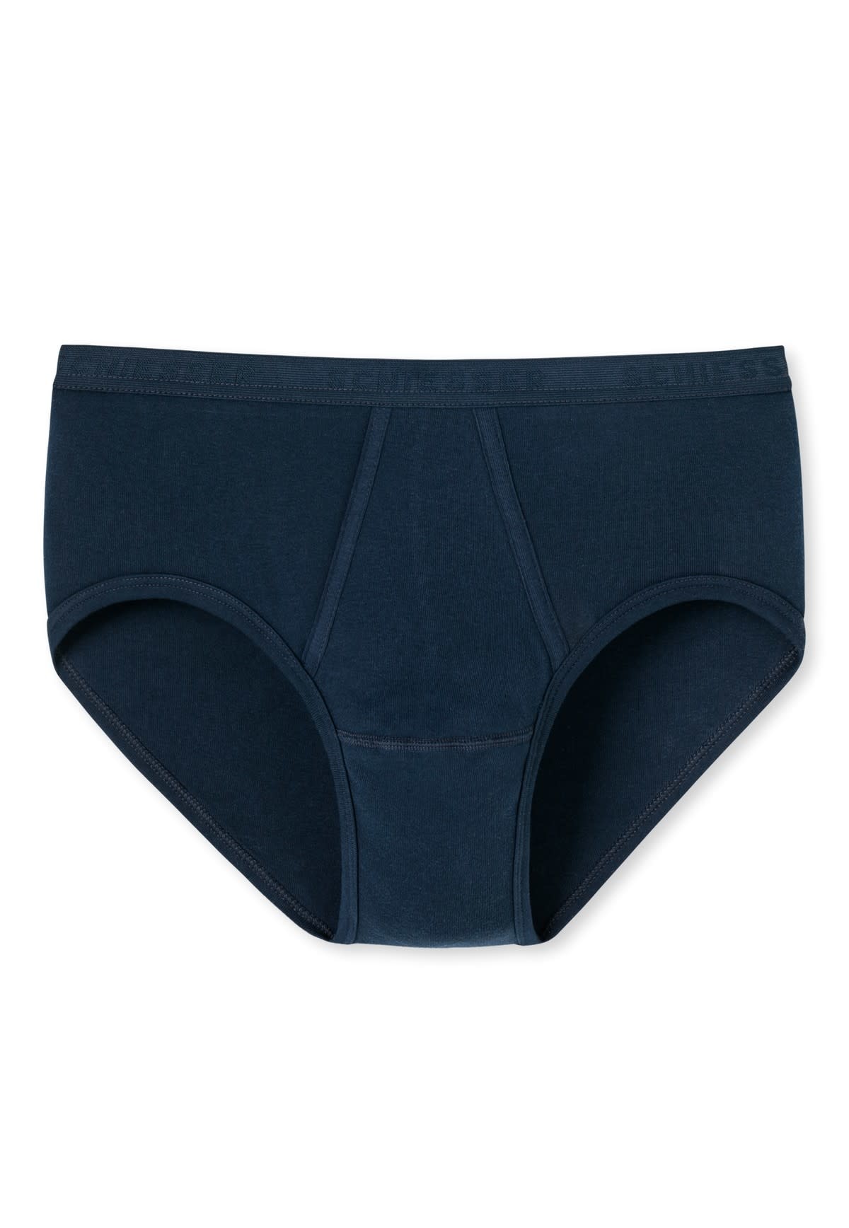 Schiesser Slip met Gulp | Zwart | www.pietkoopmans.nl