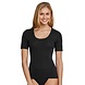 Schiesser T-shirt Luxury 200764 - zwart Schiesser T-shirt Luxury 200764 - zwart