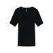 Schiesser T-shirt Luxury 200764 - zwart Schiesser T-shirt Luxury 200764 - zwart