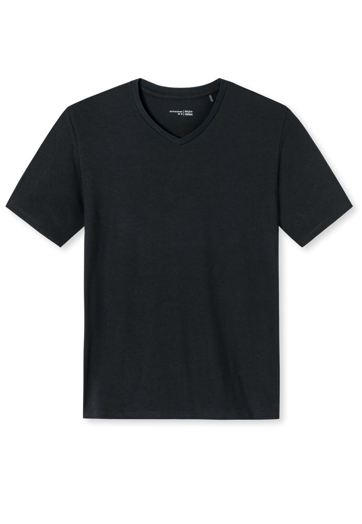 Shirt korte mouw Mix & Match 163843 - zwart-3