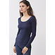 Mey T-shirt lange mouw Cotton Rib 26516 - donkerblauw Mey T-shirt lange mouw Cotton Rib 26516 - donkerblauw