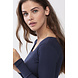 Mey T-shirt lange mouw Cotton Rib 26516 - donkerblauw Mey T-shirt lange mouw Cotton Rib 26516 - donkerblauw