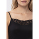 Mey Spaghetti Top met kant Emotion Silhouette 55450 - zwart Mey Spaghetti Top met kant Emotion Silhouette 55450 - zwart