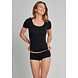 Schiesser T-shirt Personal Fit 155413 - zwart Schiesser T-shirt Personal Fit 155413 - zwart