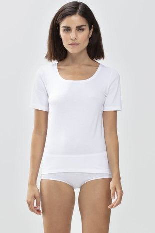 Mey T-shirt Organic ronde hals 26815 - wit Mey T-shirt Organic ronde hals 26815 - wit