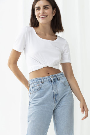 Mey T-shirt Organic ronde hals 26815 - wit Mey T-shirt Organic ronde hals 26815 - wit