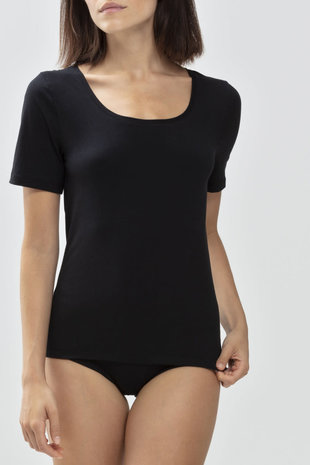 Mey T-shirt Organic ronde hals 26815 - zwart Mey T-shirt Organic ronde hals 26815 - zwart