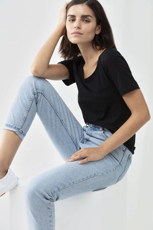 Mey T-shirt Organic ronde hals 26815 - zwart Mey T-shirt Organic ronde hals 26815 - zwart