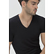 Mey T-shirt v-hals Dry Cotton 46007 - zwart Mey T-shirt v-hals Dry Cotton 46007 - zwart