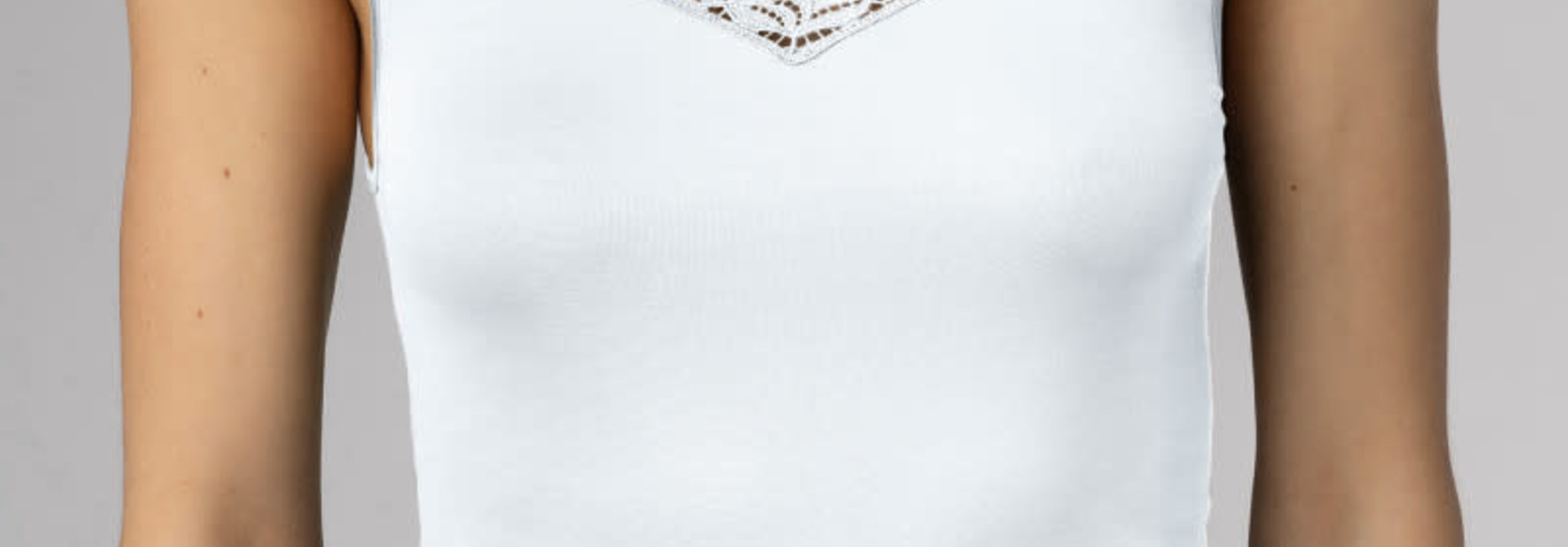 Hemd met kant Emotion Elegance 55362 - wit