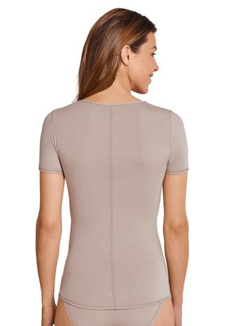 Schiesser T-shirt Personal Fit 155413 - bruin Schiesser T-shirt Personal Fit 155413 - bruin