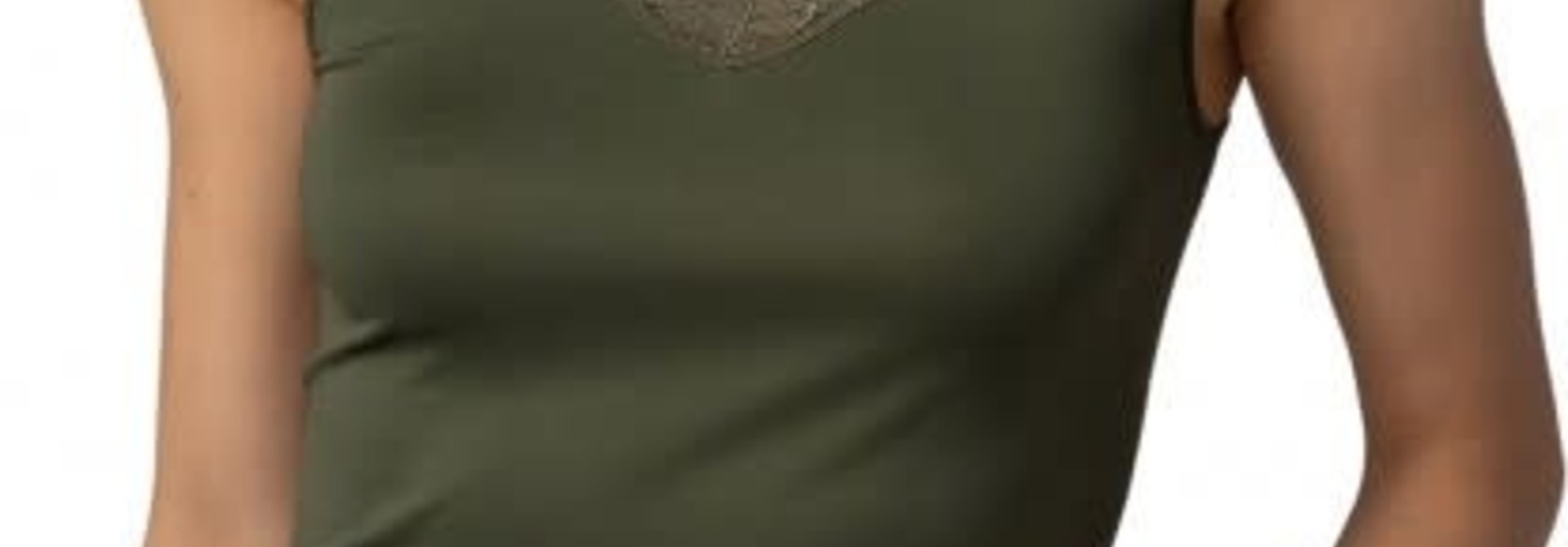 Hemd met kant Emotion Elegance 55361 - groen mt. 44