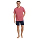 Schiesser Pyjama korte mouw 173646 - rood mt. 52 & 54 Schiesser Pyjama korte mouw 173646 - rood mt. 52 & 54