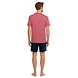 Schiesser Pyjama korte mouw 173646 - rood mt. 52 & 54 Schiesser Pyjama korte mouw 173646 - rood mt. 52 & 54