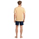 Schiesser Pyjama korte mouw 173646 - geel Schiesser Pyjama korte mouw 173646 - geel