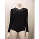T-Shirt met kant lange mouw Greta 1045580 - zwart mt. S T-Shirt met kant lange mouw Greta 1045580 - zwart mt. S
