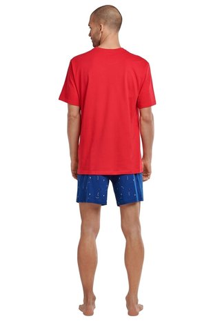 Schiesser Pyjama korte mouw 173665 Schiesser Pyjama korte mouw 173665