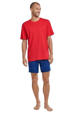 Schiesser Pyjama korte mouw 173665 Schiesser Pyjama korte mouw 173665