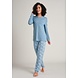 Schiesser Pyjama lange mouw 175567 - lichtblauw Schiesser Pyjama lange mouw 175567 - lichtblauw