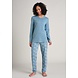 Schiesser Pyjama lange mouw 175567 - lichtblauw Schiesser Pyjama lange mouw 175567 - lichtblauw
