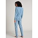Schiesser Pyjama lange mouw 175567 - lichtblauw Schiesser Pyjama lange mouw 175567 - lichtblauw