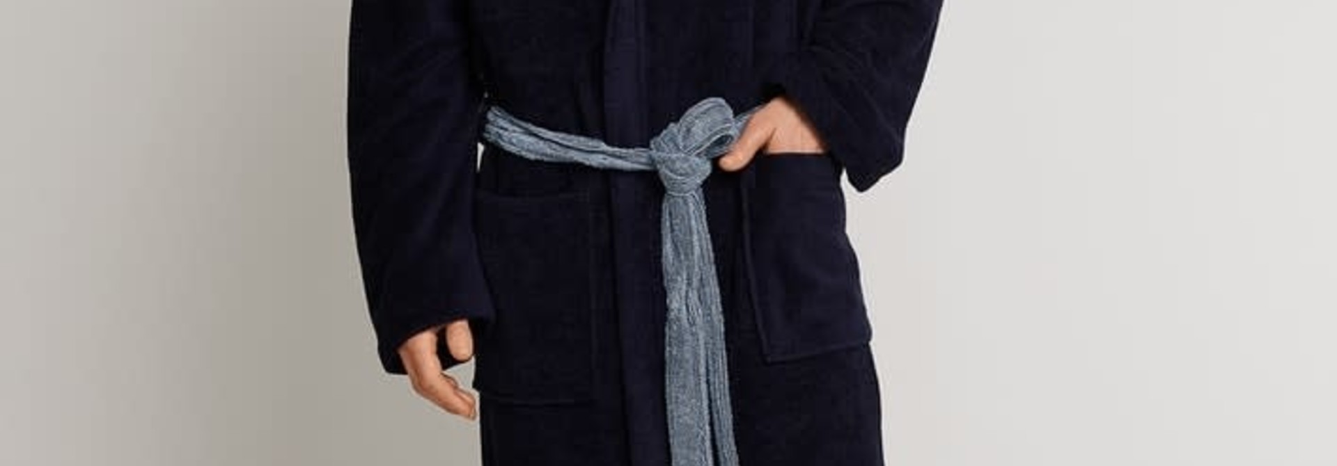 Badjas 163984 - donkerblauw