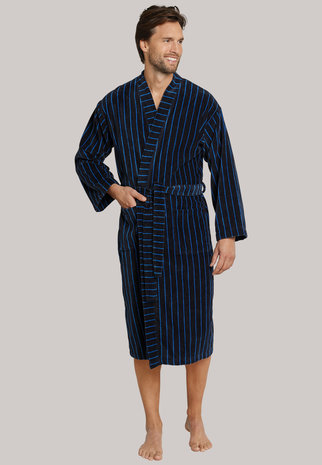 Schiesser Badjas 142106 - donkerblauw mt. 50 Schiesser Badjas 142106 - donkerblauw mt. 50