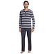 Schiesser Pyjama lange mouw 159631 - antraciet Schiesser Pyjama lange mouw 159631 - antraciet