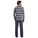 Schiesser Pyjama lange mouw 159631 - antraciet Schiesser Pyjama lange mouw 159631 - antraciet