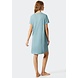 Schiesser Nachthemd korte mouw 177007 - blauw Schiesser Nachthemd korte mouw 177007 - blauw