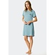 Schiesser Nachthemd korte mouw 177007 - blauw Schiesser Nachthemd korte mouw 177007 - blauw