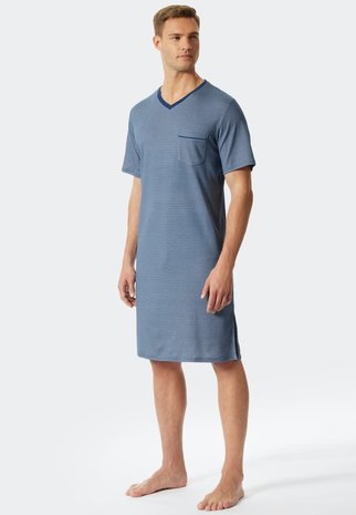Schiesser Nachthemd korte mouw 176688 Schiesser Nachthemd korte mouw 176688