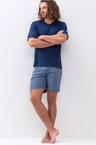 Mey Bermuda Mix & Match Vesanto 31050 - blauw Mey Bermuda Mix & Match Vesanto 31050 - blauw