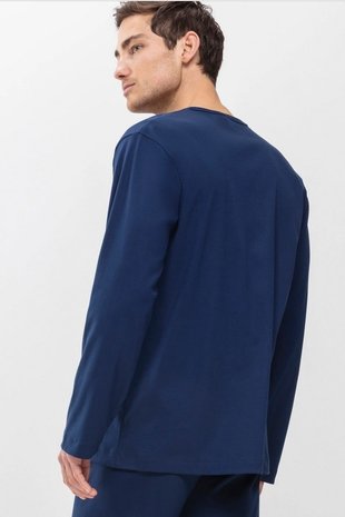 Mey Shirt lange mouw Mix & Match Melton 20720 - donkerblauw Mey Shirt lange mouw Mix & Match Melton 20720 - donkerblauw