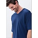 Mey Shirt korte mouw Mix & Match Melton 20710 - donkerblauw Mey Shirt korte mouw Mix & Match Melton 20710 - donkerblauw