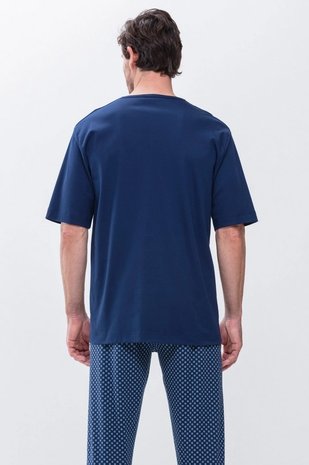 Mey Shirt korte mouw Mix & Match Melton 20710 - donkerblauw Mey Shirt korte mouw Mix & Match Melton 20710 - donkerblauw