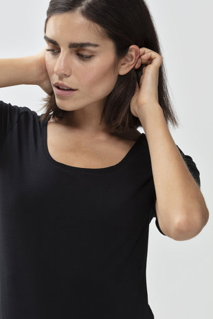 Mey T-shirt Organic ronde hals 26815 - zwart Mey T-shirt Organic ronde hals 26815 - zwart