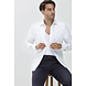 Mey Business T-shirt diepe v-hals slim fit Dry Cotton 46098 - wit Mey Business T-shirt diepe v-hals slim fit Dry Cotton 46098 - wit
